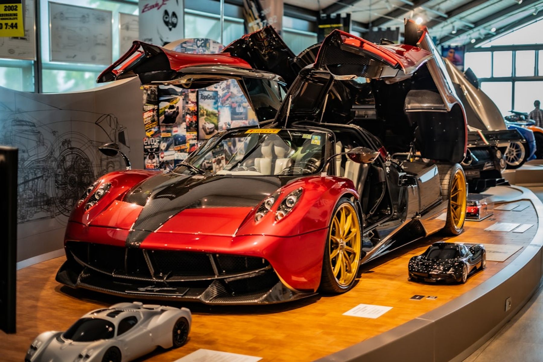 Pagani tour with Zonda on display 